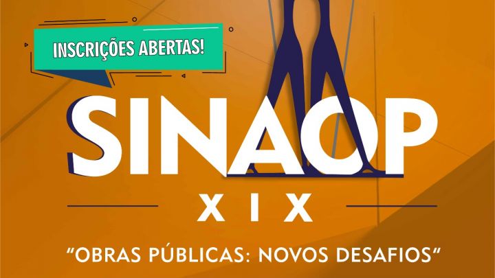O XIX Simpósio Nacional de Auditoria de Obras Públicas está com inscrições abertas